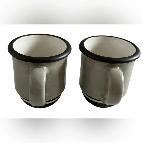 Set of 2 Vintage 12 Ounce Dansk Stacking Mugs - Picture 3 of 6